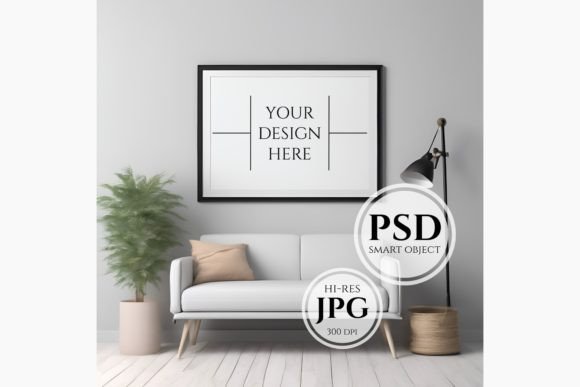 Download Landscape Frame Mockup, Wall Art Mockup - Landscape Collection